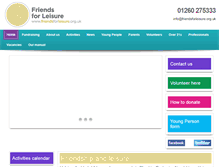 Tablet Screenshot of friendsforleisure.org.uk